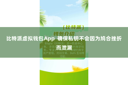 比特派虚拟钱包App  确保私钥不会因为鸠合挫折而泄漏