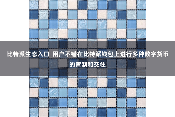 比特派生态入口  用户不错在比特派钱包上进行多种数字货币的管制和交往
